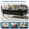NicBex 43.3" Coffee Table with Storage,Convertible End Table with Lift Top,Adjustable Side Tables Living Room with 2 Drawers,Center Table for Office - 3 of 4