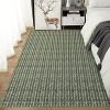 Modern Braided Printed Area Rug Farmhouse Indoor Carpet Low Pile Stain-Resistant Rugs Living Room Bedroom - 2 of 4