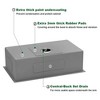 Sarlai SU3219R1-1 32 Inch Undermount Deep Basin Round Corner Kitchen Sink with Bottom Grid, Roll Up Rack, and Drain Assembly, Stainless Steel - 4 of 4