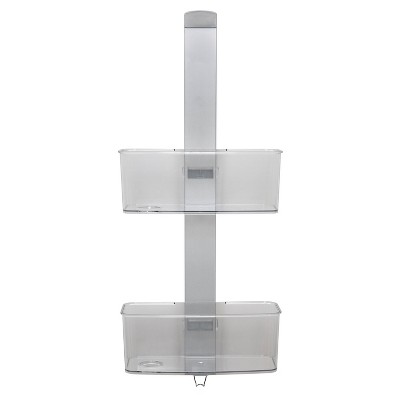 Vdomus 9 X 9 Wall Mounted Corner Shelf Organizer Shower Caddy - Polished  Chrome - 2 Tier : Target