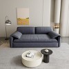 NicBex Upholstered Loveseat Sofa Modern 3 in 1 Convertible Sleeper Sofa Bed with Side Pockets Velvet Fabric 2 Seater Couch for Living Room - 2 of 4