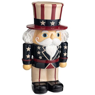 Plow & Hearth Indoor/Outdoor Lighted Uncle Sam Shorty Statue