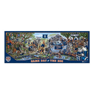 MLB Detroit Tigers Game Day at the Zoo Jigsaw Puzzle - 500pc