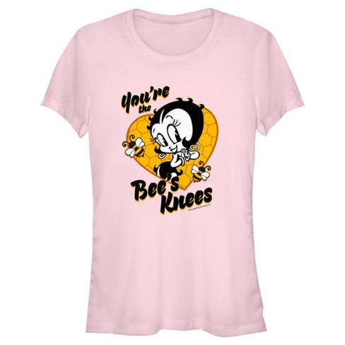 Cute bee with white flower cartoon bee gifts' Women's Plus Size T-Shirt