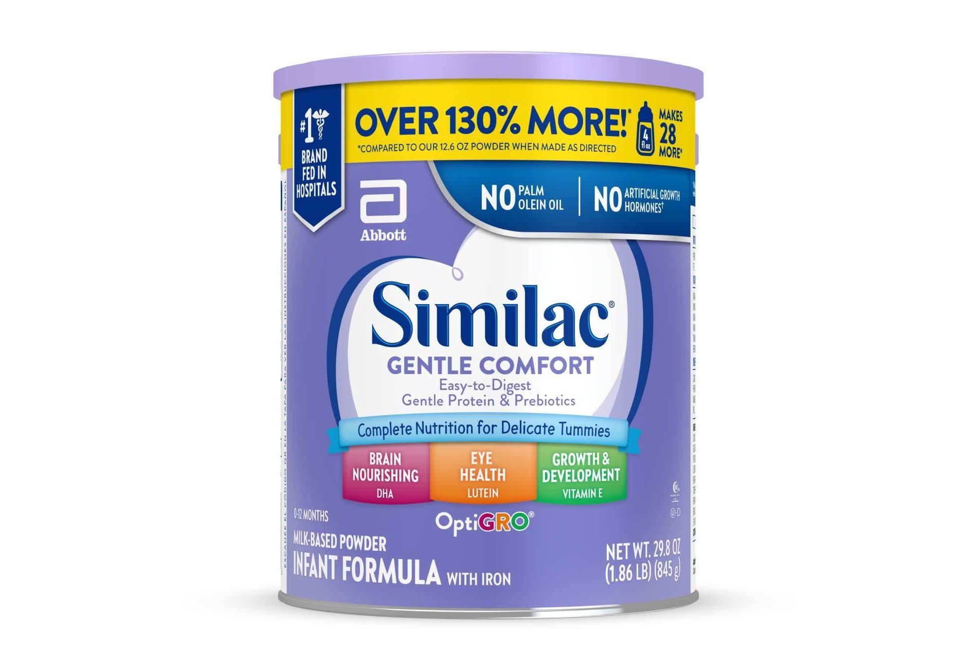 Similac Total Comfort Formula Powder - 29.8oz: Brain Development, Growth Support, Eye Development, Easy to Digest