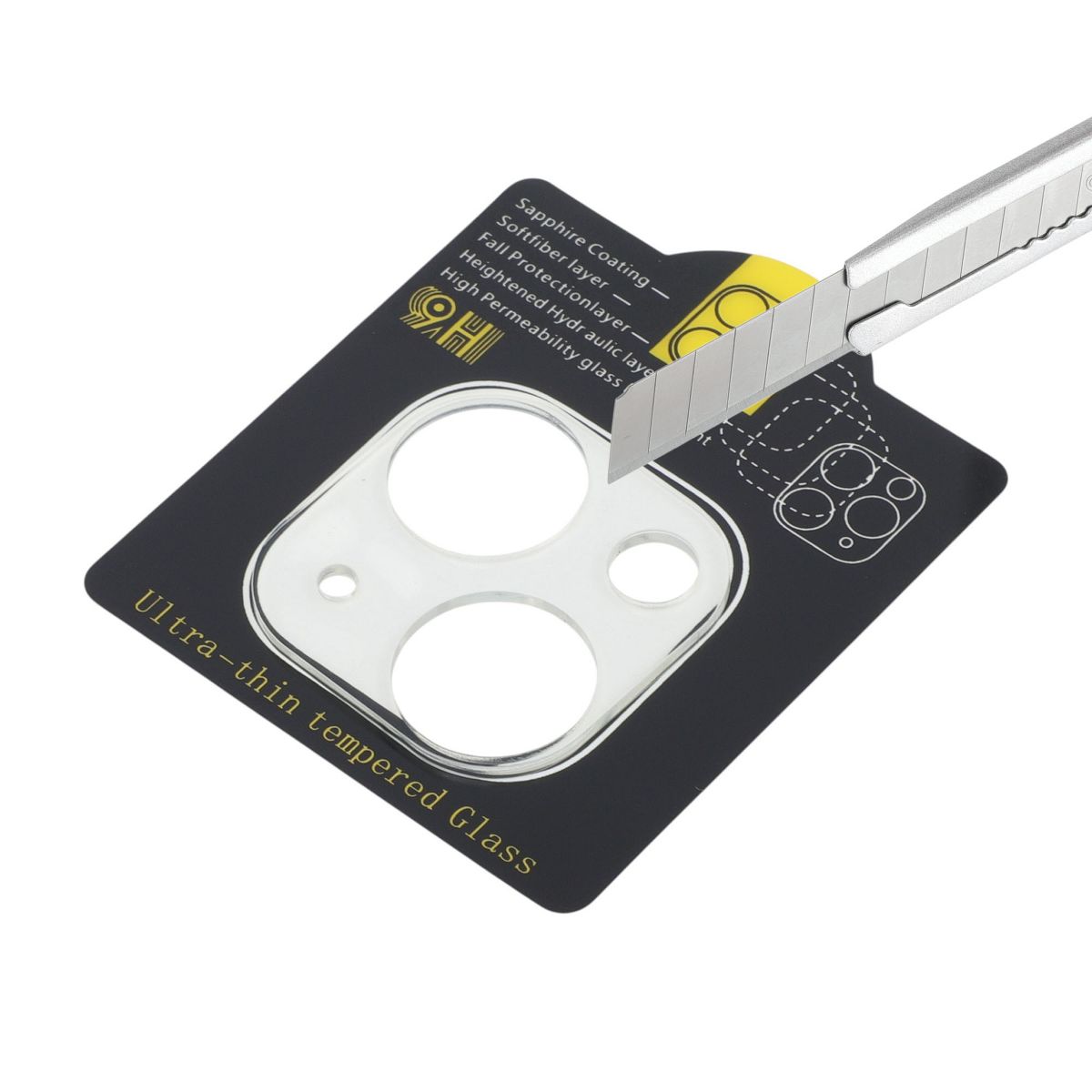 Unique Bargains Camera Protector Glass Clear 1 Pc - thumbnail 2