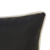 12"x18" Edie@Home Arabesque Embroidered Oblong Pillow: Weather-Resistant, Zipper Closure, Abstract Design - 4 of 4