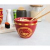 Boom Trendz Year Of The Monkey Chinese Zodiac 16-Ounce Ramen Bowl and Chopstick Set - 4 of 4