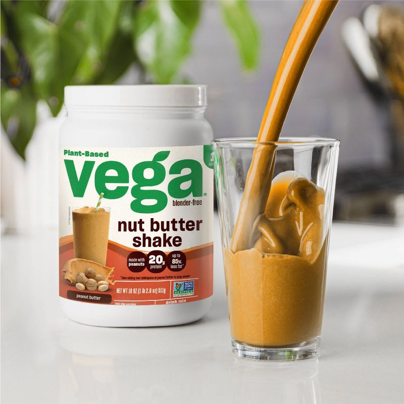 Vega Nut Butter Nutritional Shake - Peanut Butter - 18oz, 3 of 5