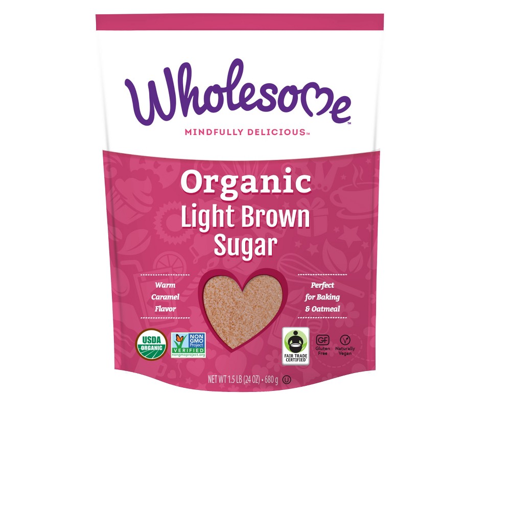UPC 012511446413 Wholesome Organic Light Brown Sugar 1 5lb