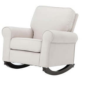 Lyngins Rocking Chair with Loose Seat,Tight Back Cushion,Glider Rocking Chair,Accent Chair for Bedroom,Living Room,Garden - 1 of 4