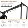 MOEPISY Record Player Stand with Guitar Stand, Guitar Holder 7 Space for Multiple Guitars, Black - 4 of 4