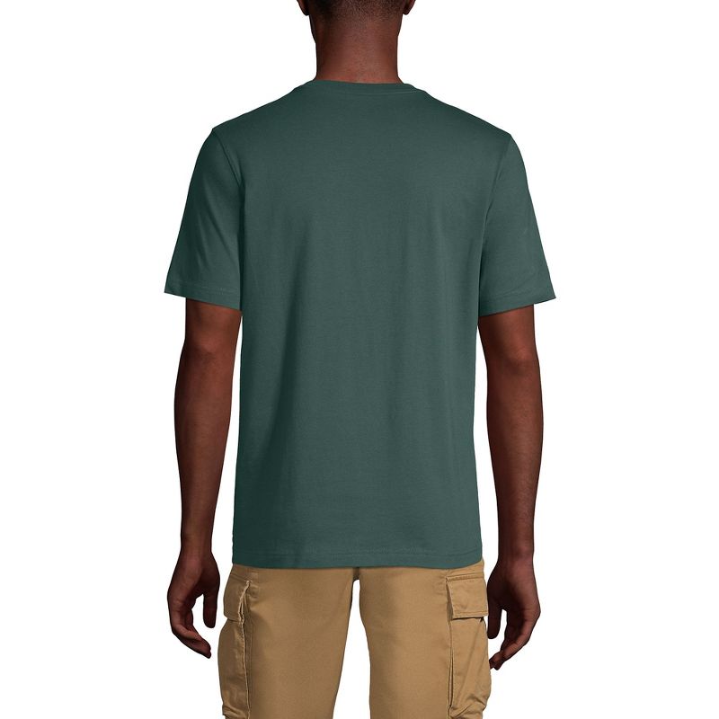 Lands' End Men's Super-T Short Sleeve T-Shirt with Pocket, 2 of 6
