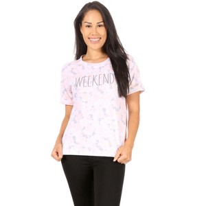 RAE DUNN - Women's Oversized Marin Drop Sleeve T-Shirt - 1 of 4