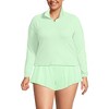 Lands' End Women's Long Sleeve Rash Guard Cover-up UPF 50 - 4 of 4