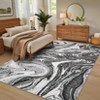 Modern Abstract Large Area Rug 9x12 Washable Rugs For Living Room Stain Resistant Throw Carpet With Non-Slip Backing For Bedroom Nursery Apartment - 3 of 4