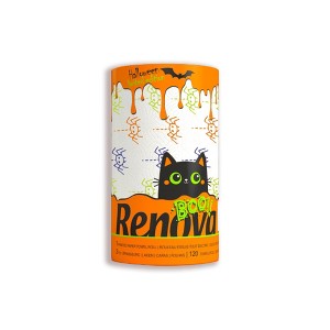 Renova Seasonal Paper Towels - 1 Jumbo Roll - 120 Sheets - 2 Ply - FSC Certified - Holiday & Decorative Kitchen Towels - 1 of 4