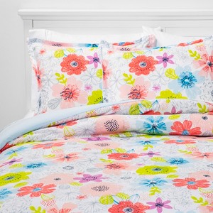 3pc Full/Queen Fairytale Field Microfiber Comforter Set - Pillowfort