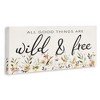 Stupell Industries Wild & Free Sentiment Canvas Wall Art - 3 of 4