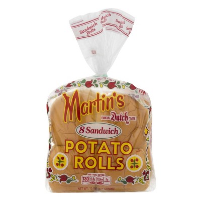 Martin's Potato Sandwich Rolls - 15oz/8ct