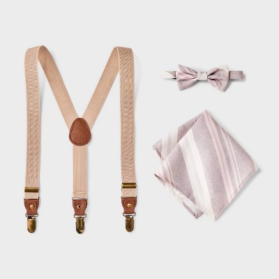 Big + Tall, Harbor Bay Stripe Y-Back Suspenders Box Set