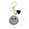 Wrapables Crystal Bling Key Chain Keyring with Tassel Car Purse Handbag Pendant, Smiles - 2 of 4