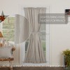 Hatteras Seersucker Blue Ticking Stripe Door Panel 72x40  VHC Brands - 3 of 4
