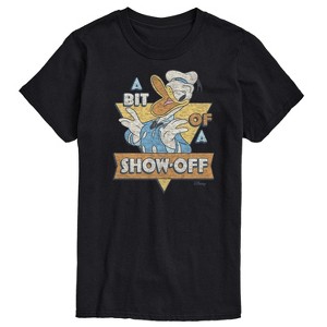 Men's - Disney - Donald Bit Of A Show Off Short Sleeve Graphic T-Shirt - 1 of 4