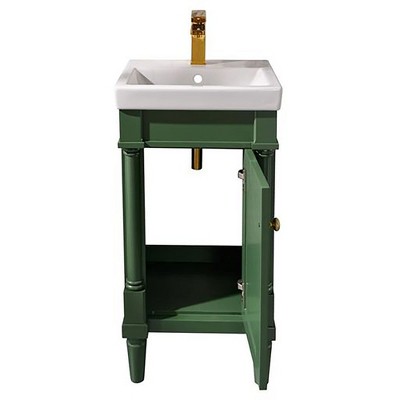 Legion Furniture 18 Inches Vogue Green Sink Vanity