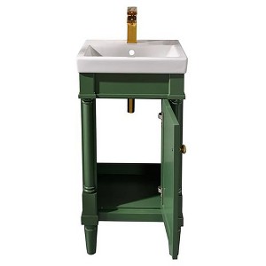 Legion Furniture 18 Inches Vogue Green Sink Vanity - 1 of 4