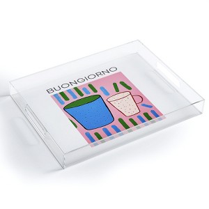 Mambo Art Studio Tea Coffee cups Buongiorno Acrylic Tray - Deny Designs - 1 of 4