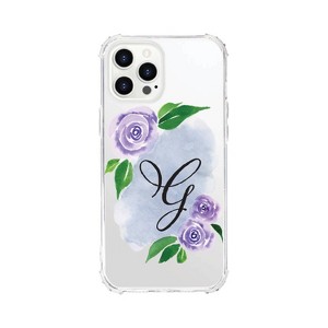OTM Essentials Apple iPhone 15 Pro Max Monogram Clear Tough Edge Floral Script Case - 1 of 4