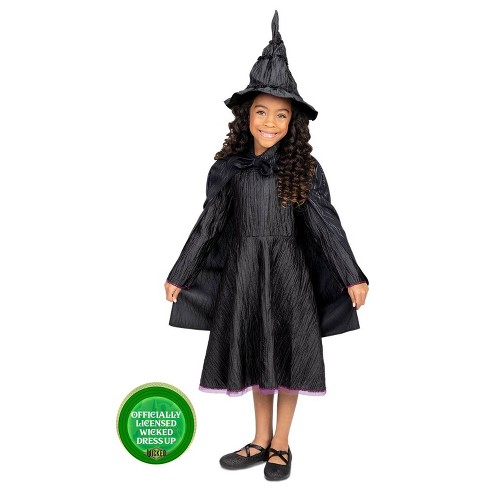 Wicked Deluxe Elphaba Black Defying Gravity Dress Up Set : Target