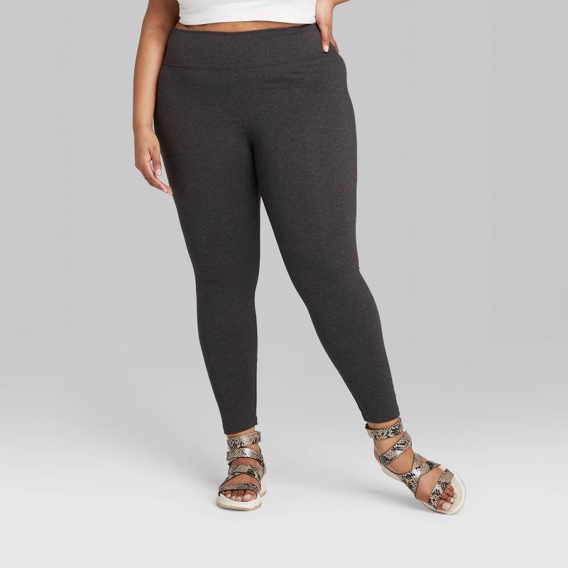 Women's High-Waisted Classic Leggings - Wild Fable™, 3 of 11