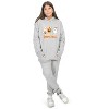 Everyday Kids “Boo Crew” Halloween Pullover Hoodie – Cute Ghosts and Pumpkins – Cozy Fall Sweatshirt for Girls, Heather Gray - 2 of 3