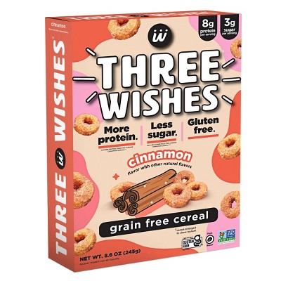 Three Wishes Cinnamon Cereal - 8.6oz