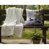 18" Loon Family Pillow – Water Bird Themed Climaweave Accent by Manual Woodworkers and Weavers - 3 of 3