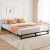 coucheta Bed Frame, Metal Platform Bed Frame with Steel Slats Support,  Mattress Foundation, Easy Assembly, No Box Spring Needed - 3 of 4