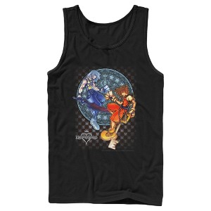 Men's Kingdom Hearts Chain of Memories Hero Duo Stained Glass Tank Top - 1 of 4