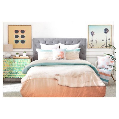 Bree Madden Ombre Beach Lightweight Duvet Cover Deny Designs