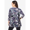 Jessica London Women's Plus Size Stretch Knit Swing Tunic - 3 of 4