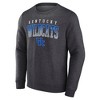 NCAA Kentucky Wildcats Men's Gray Crew Neck Fleece Sweatshirt - XXL: Cotton-Polyester Blend, Tagless Pullover - 2 of 3