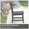 Arceso Armless HDPS Outdoor Dining Chairs, Weather-Resistant Patio Chairs, 350 lb Support, for Lawn, Garden, Backyard or Indoor Use - 3 of 4