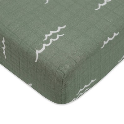 Babyletto Ocean Waves Muslin Crib Sheet