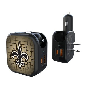 NFL NFC Teams Brick Wall 18-Watt 2 in 1 USB A/C Charger - 1 of 3
