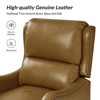 Jade Genuine Leather Cigar Chair Recliner | Karat Home - image 3 of 4