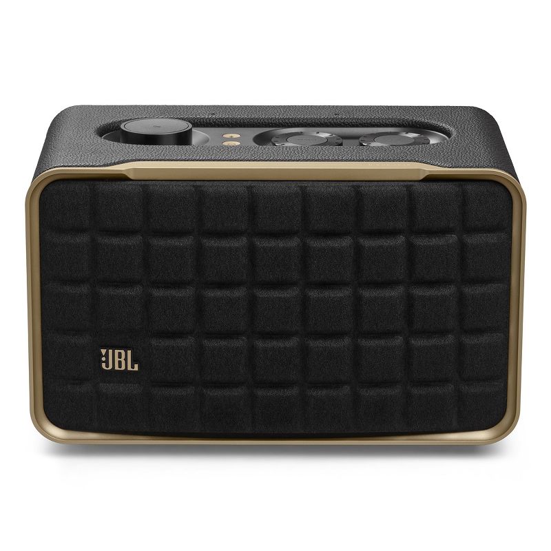 JBL Authentics 200 Wireless Bluetooth Speaker (Black/Gold), 1 of 13