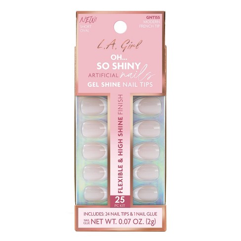 L.A. Girl Artificial Nail Tips- Oh So Shiny - 25ct - image 1 of 4