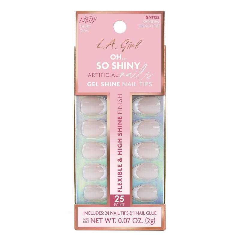 L.A. Girl Artificial Nail Tips- Oh So Shiny - 25ct, 1 of 17