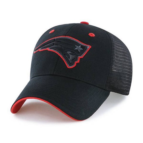 NFL New England Patriots Black Moneymaker Mesh Hat